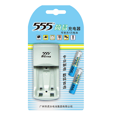 七号可充电池(600mAh)组合充电器装